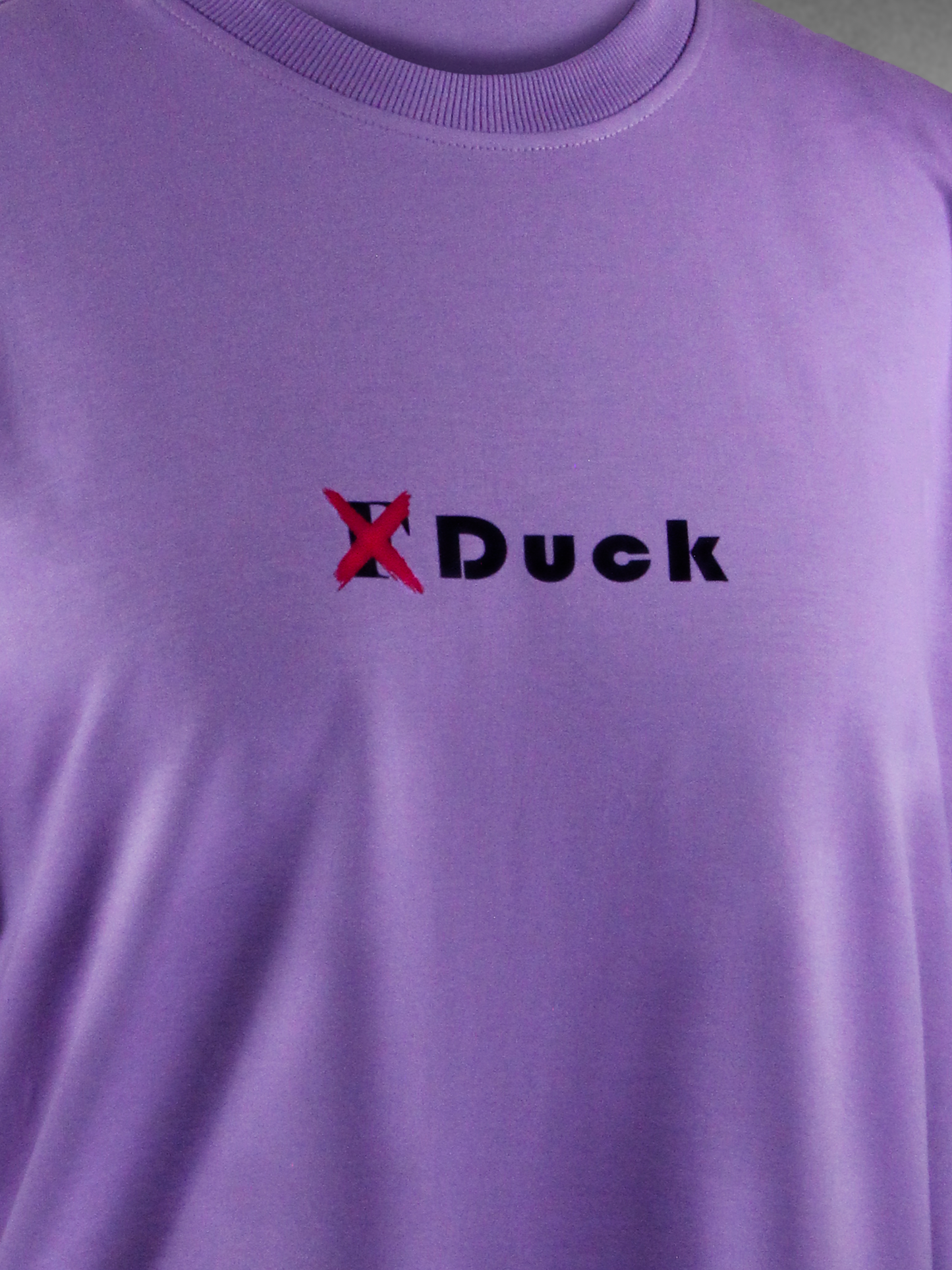 Don't Duck with me | Unisex Printed Oversized T-Shirts