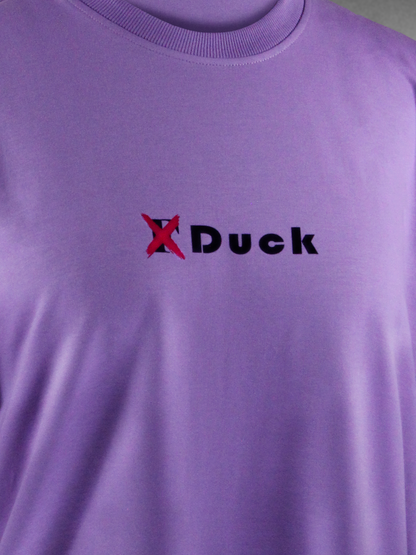 Don't Duck with me | Unisex Printed Oversized T-Shirts