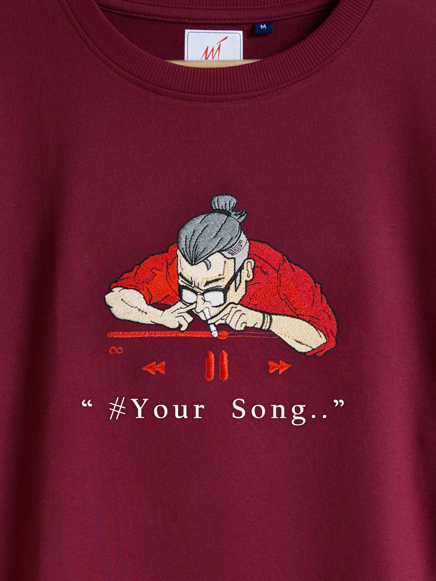 Zen Vibes Embroidered T-shirt (Oversized)