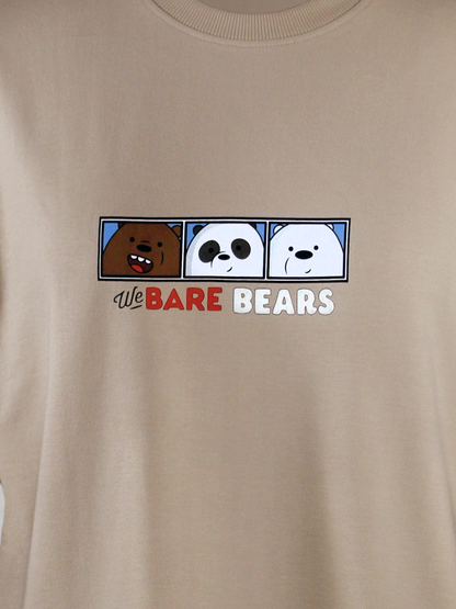Bare Bears | Unisex Printed Oversized T-Shirts