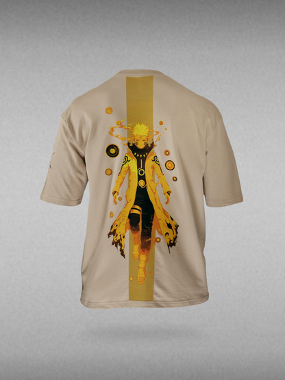 Naruto Sage mode | Unisex Printed Oversized T-Shirts