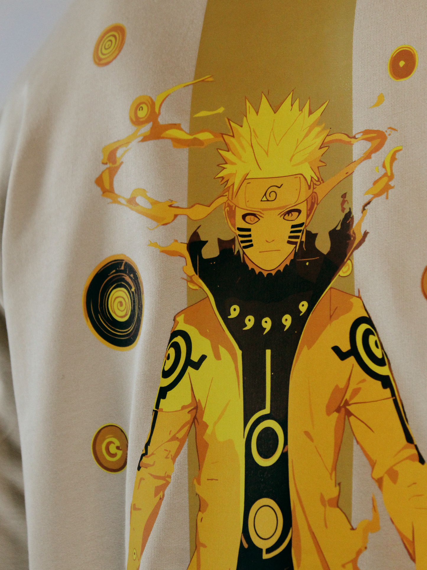 Naruto Sage mode | Unisex Printed Oversized T-Shirts