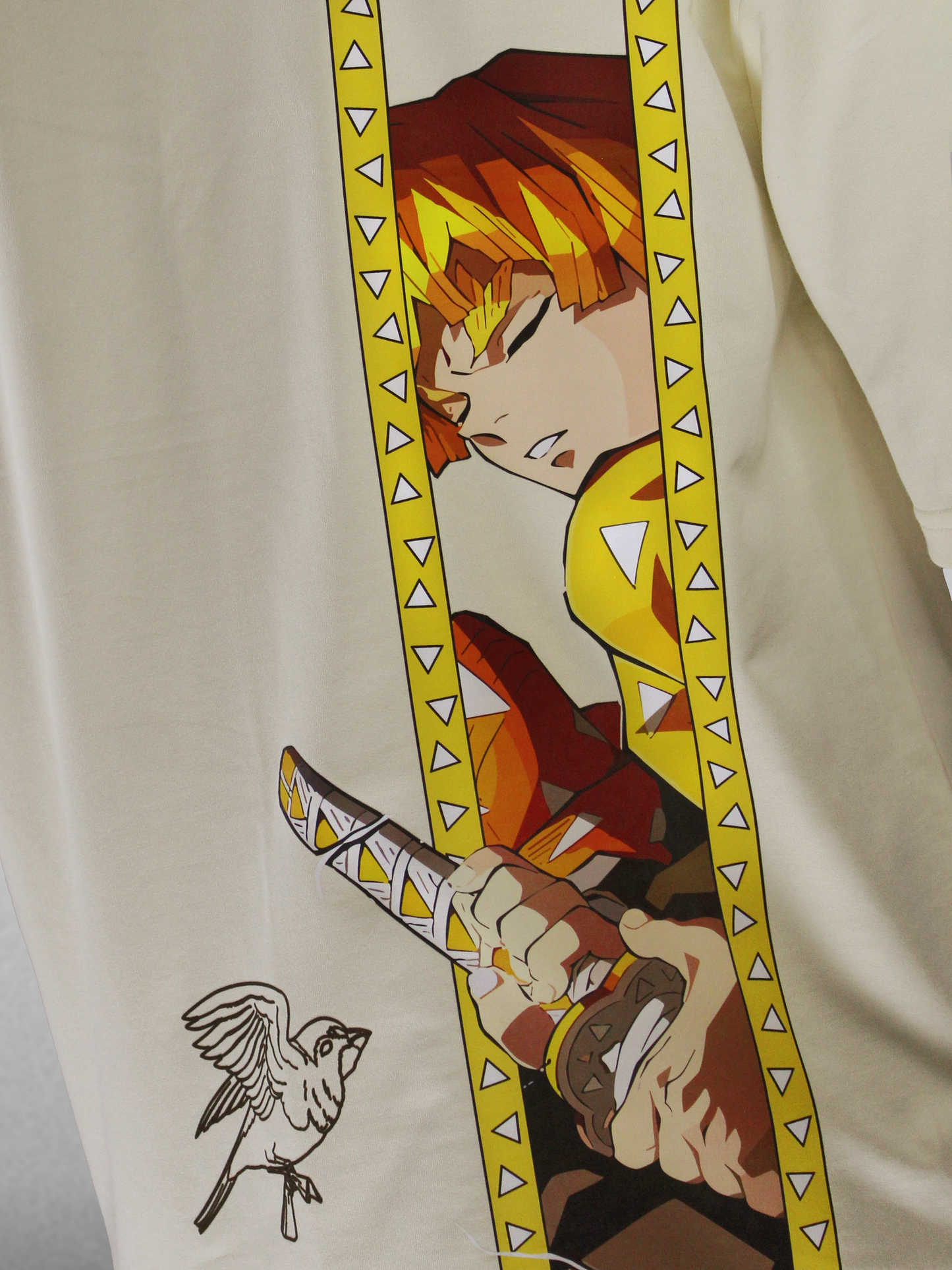 Zenitsu Thunder breathing | Unisex Printed Oversized T-Shirts