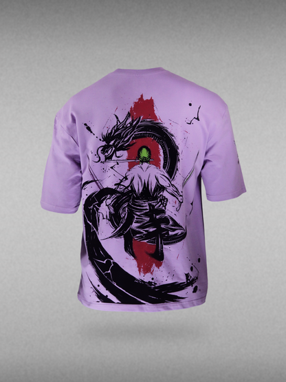 Zoro's Oni-Giri | Unisex Printed Oversized T-Shirts