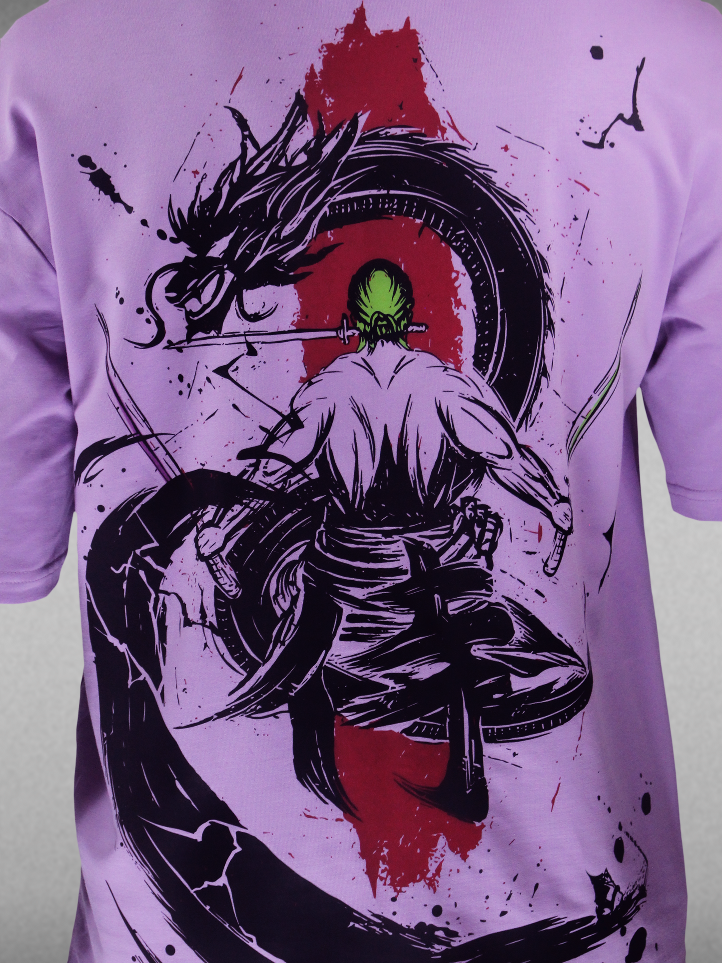 Zoro's Oni-Giri | Unisex Printed Oversized T-Shirts