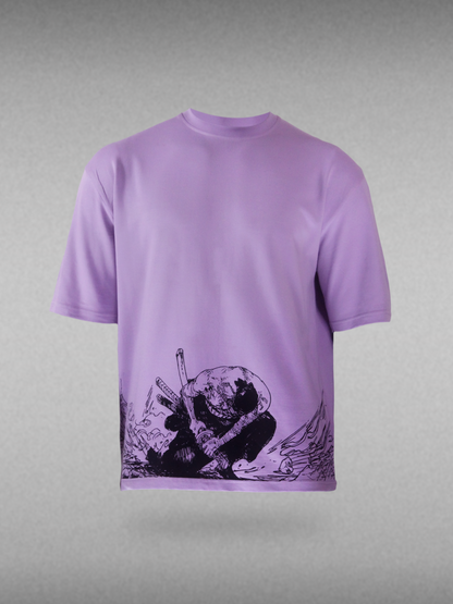 Zoro's Oni-Giri | Unisex Printed Oversized T-Shirts