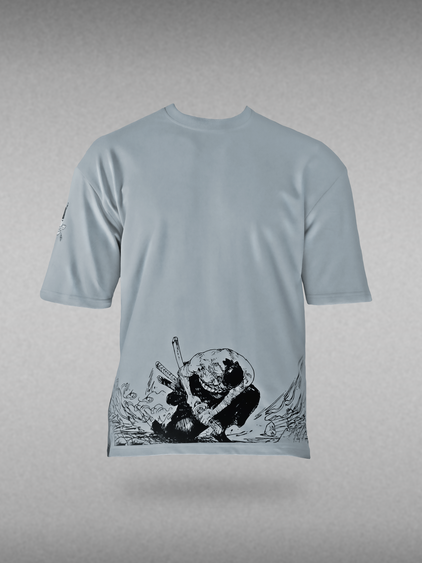 Zoro's Oni-Giri | Unisex Printed Oversized T-Shirts